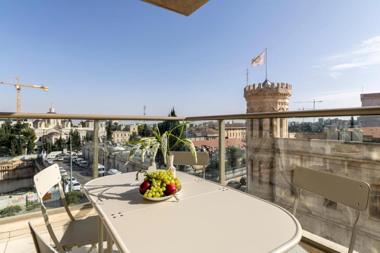 Luxury Three-Bedroom/Terrace Over Old City View Jerozolima Zewnętrze zdjęcie